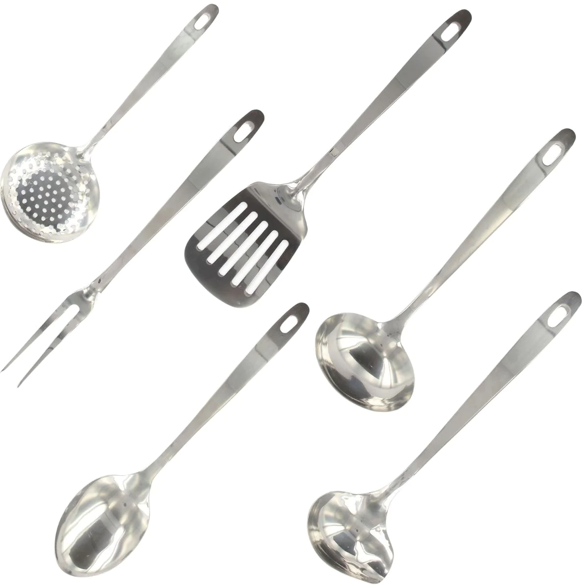 Ensemble ustensiles de cuisine 6 pièces inox Oxford Fackelmann