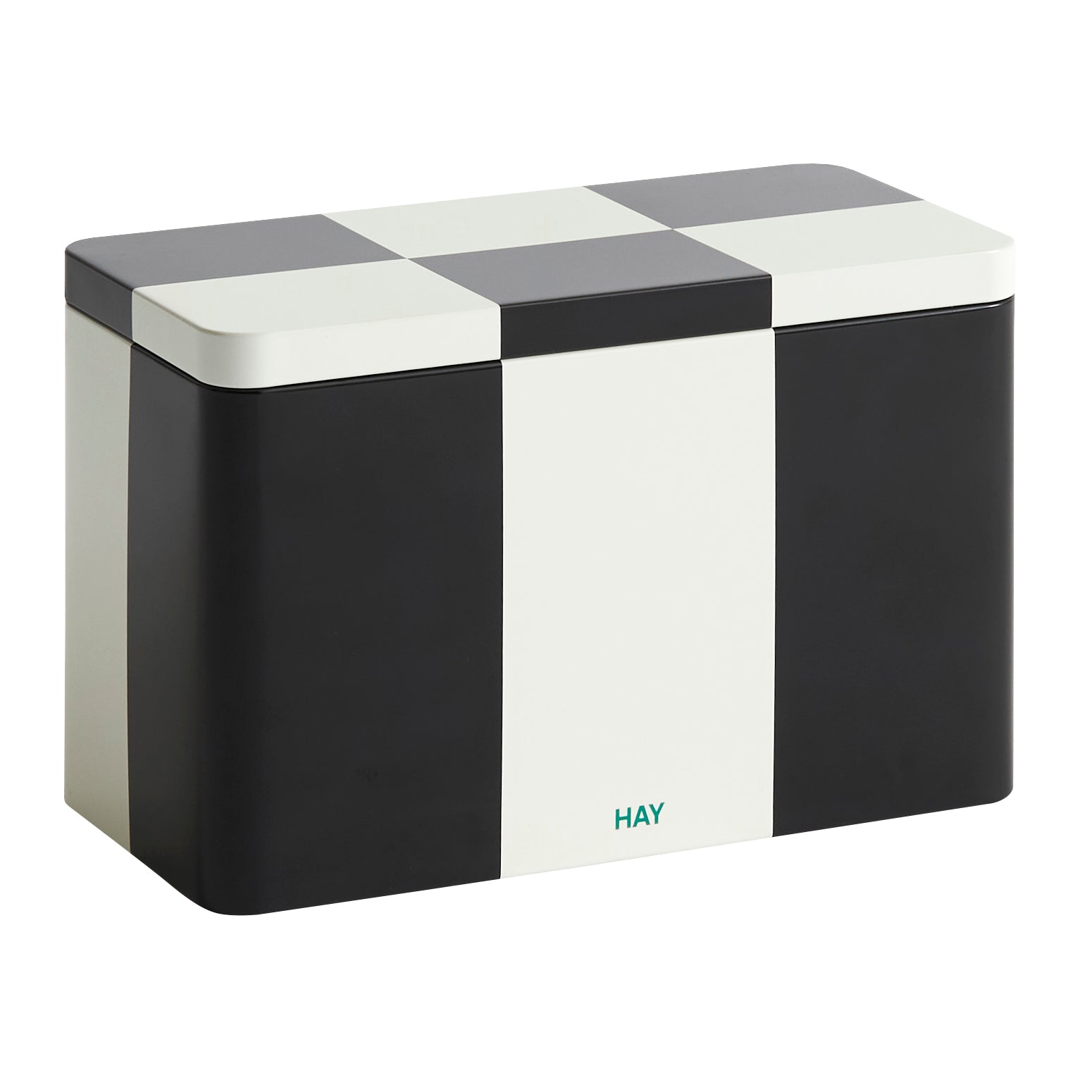 HAY Tin Voorraadblik Medium - Black / Off-White