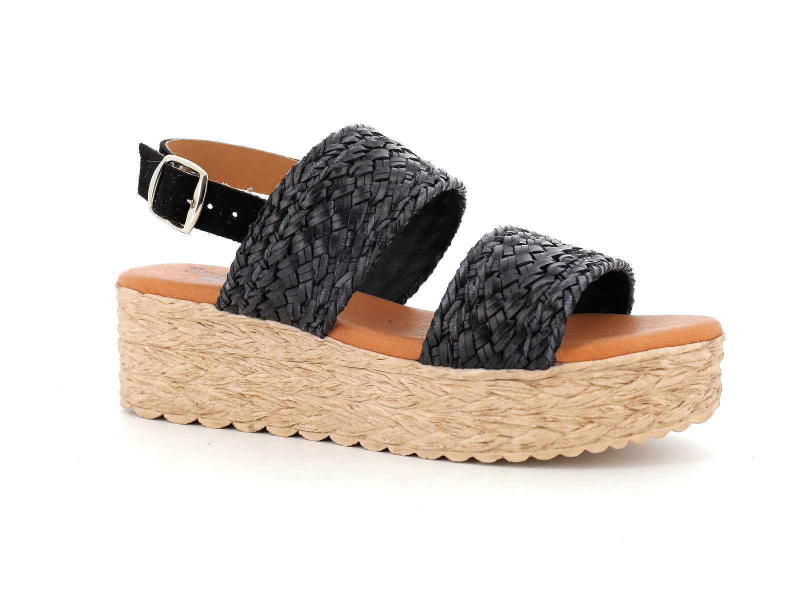 Chaussures du chateau-773 Matières combinées Noir
