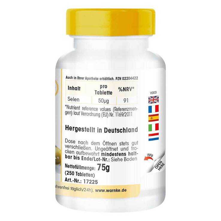 Selen 50 µg Tabletten, 250 St