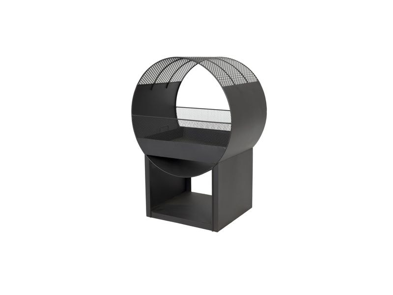Buschbeck Feuerschale Design Porthole, 56 x 80 x 40 cm Feuerschale aus Stahl