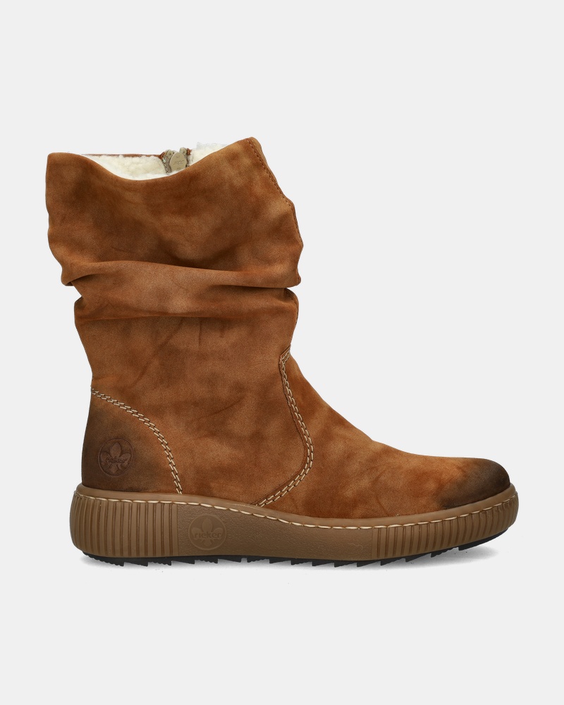 Rieker Rits- & gesloten boots  - cognac