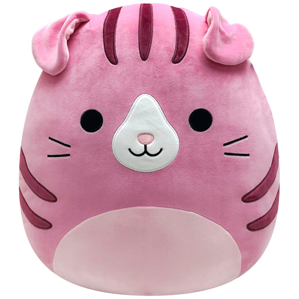 Original Squishmallows 40cm Geraldine die rosa Scottish Fold Katze Plüschtier