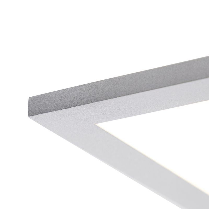 LED paneel staal 80 cm incl. LED met afstandsbediening - Live