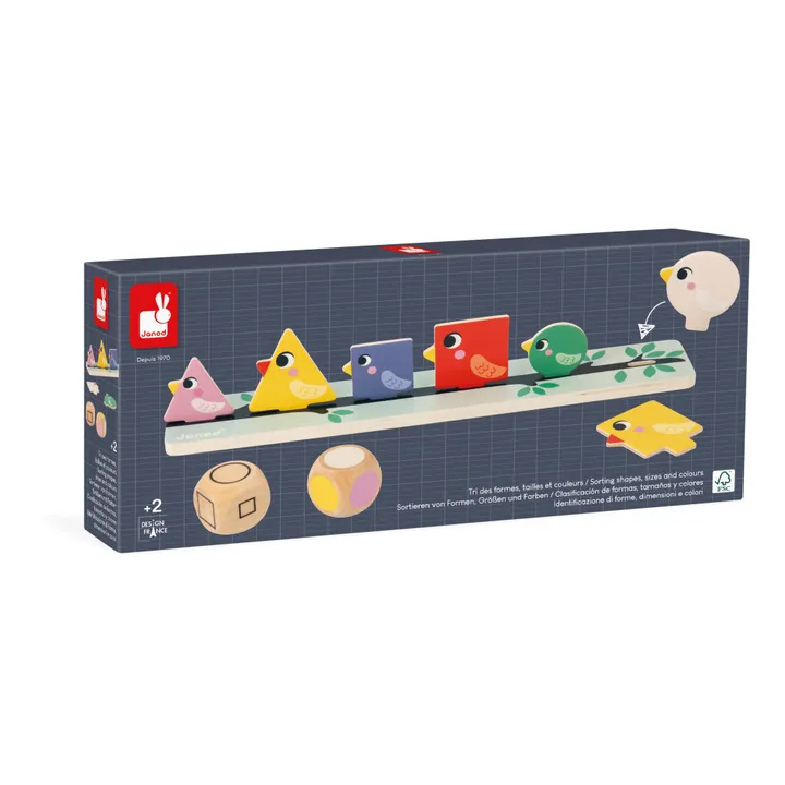 Janod Jeu de tri Oiseaux