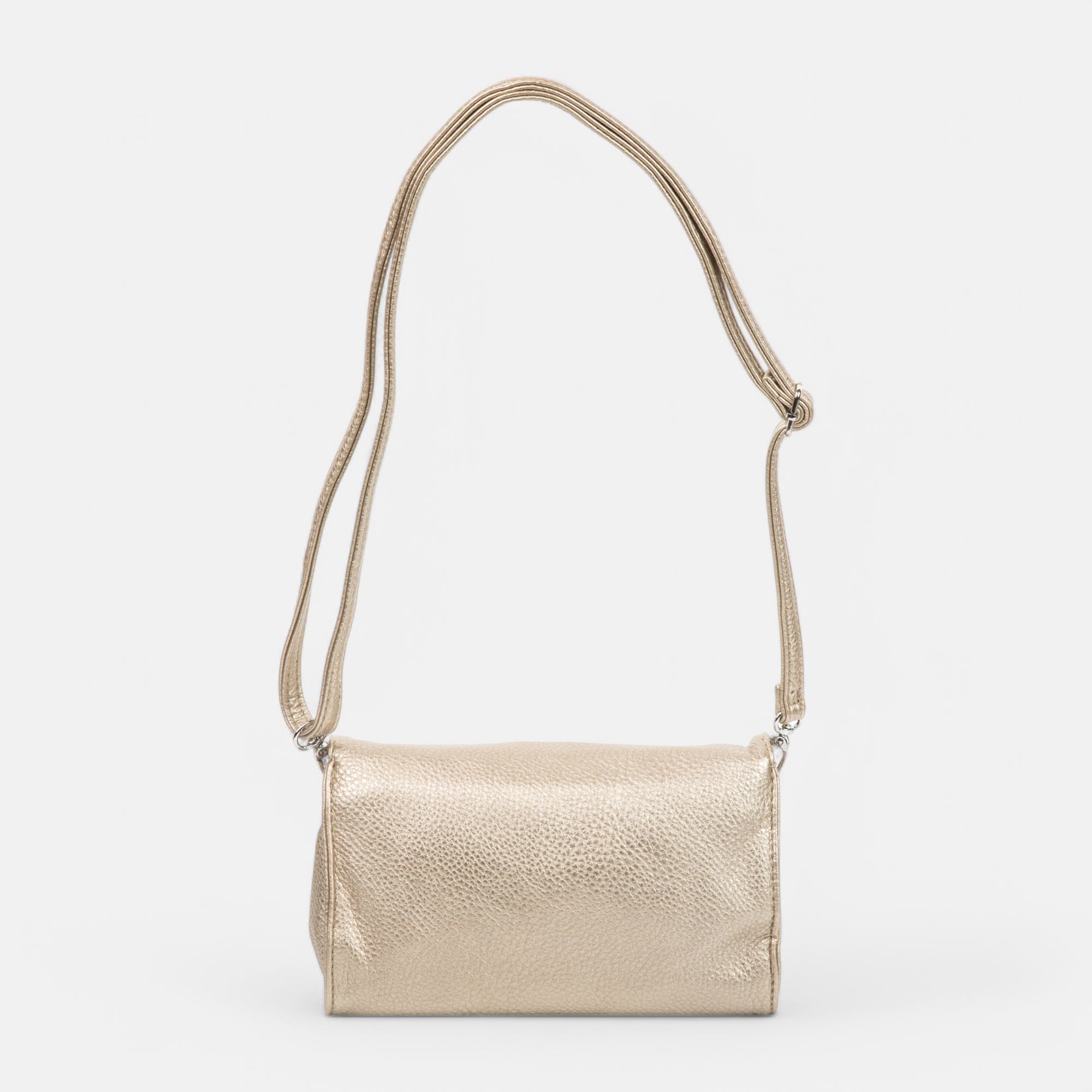 Sac bandoulière or
