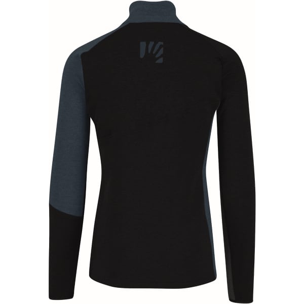 Sweat polaire ski rando KARPOS FEDERA H-Z FLEECE BLACK/MIDNIGHT