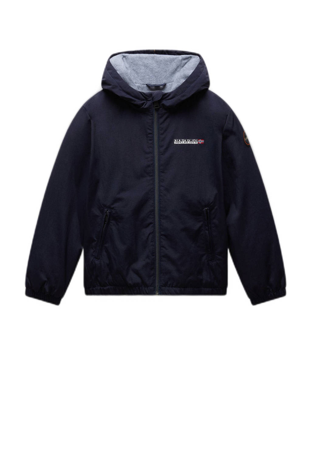 Napapijri tussenjas met logo blauw