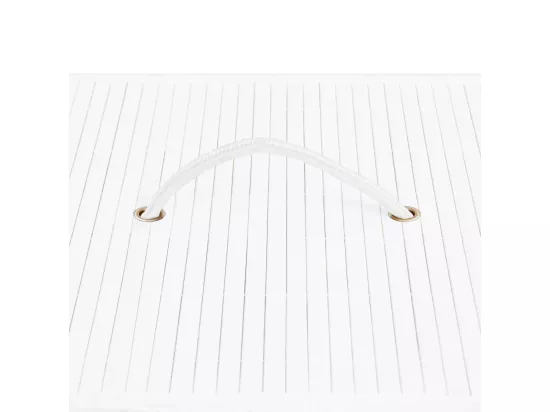 Panier à linge Bambou Blanc 100 L