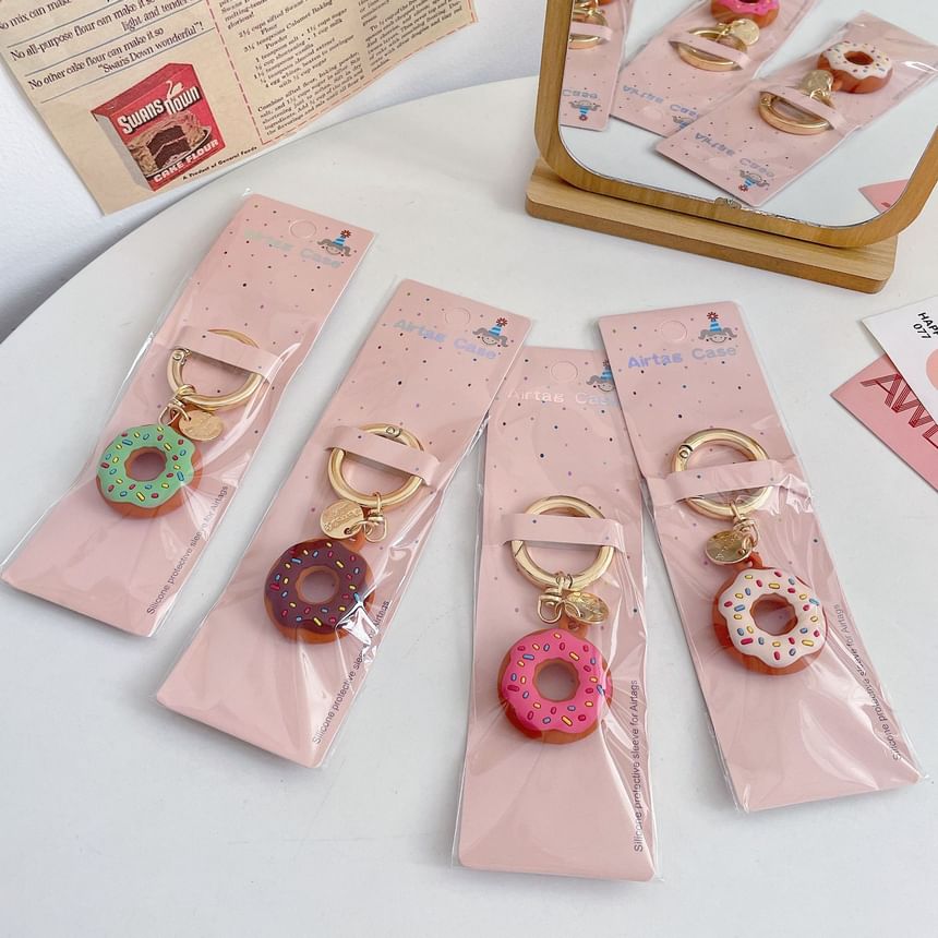Galeon - Donut Siliconen AirTag Case Sleutelhanger