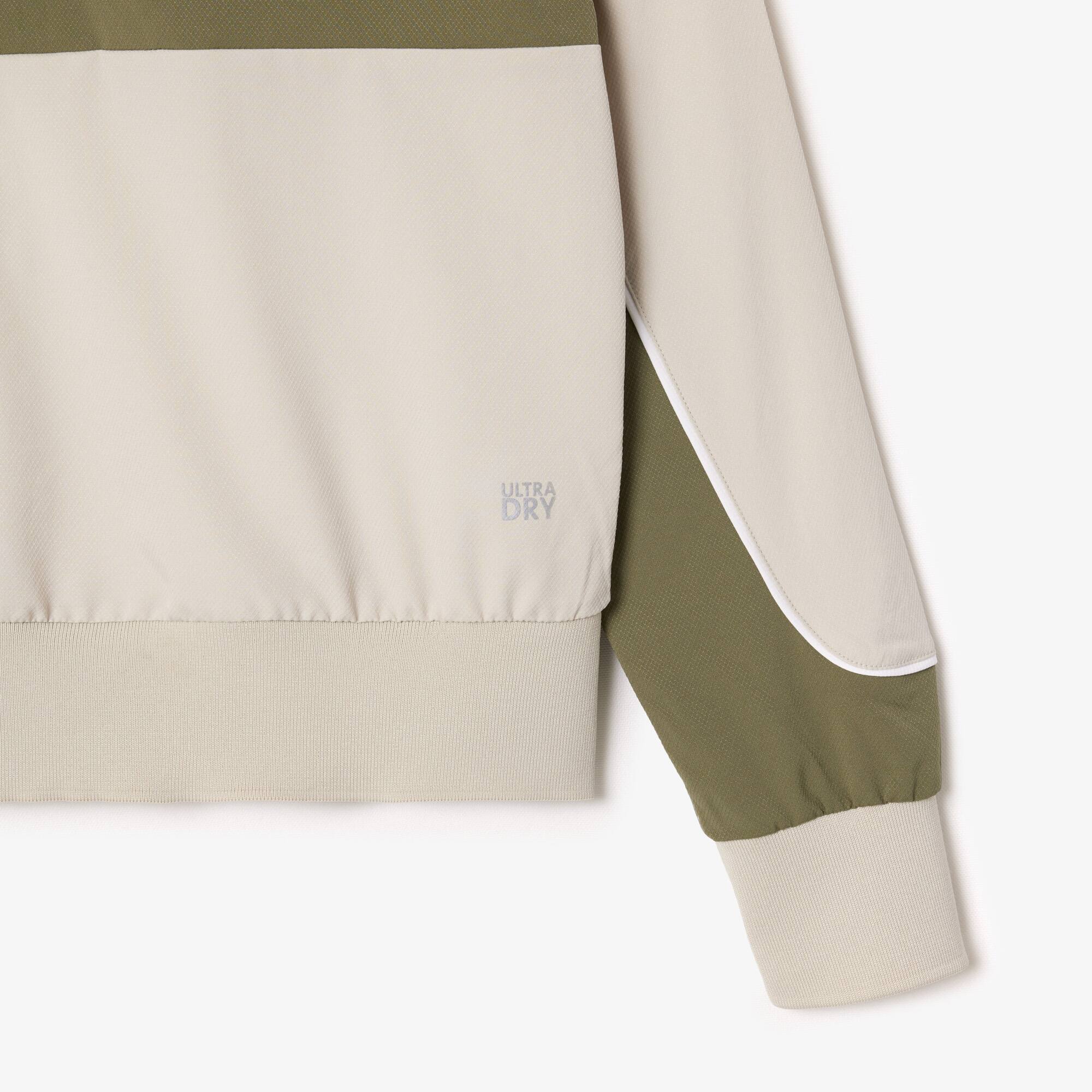 Veste Tennis color-block Ultra Dry stretch Gris / Vert Kaki / Blanc
