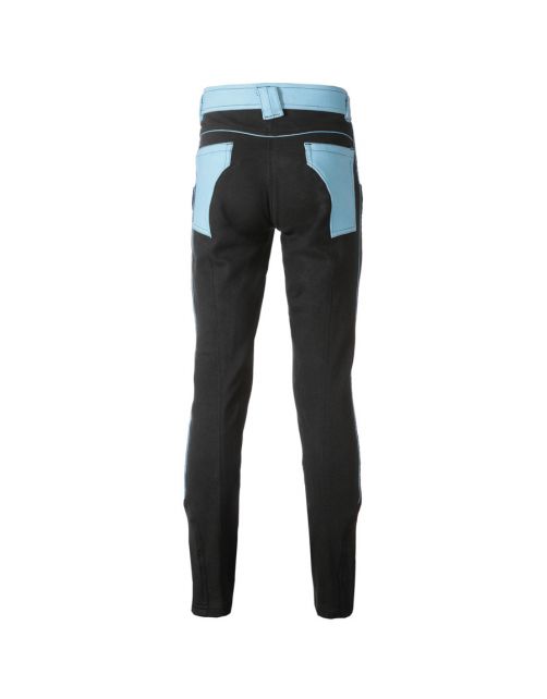 P3-Wear Rijbroek Kids Zwart&Aqua - Ruiterkleding