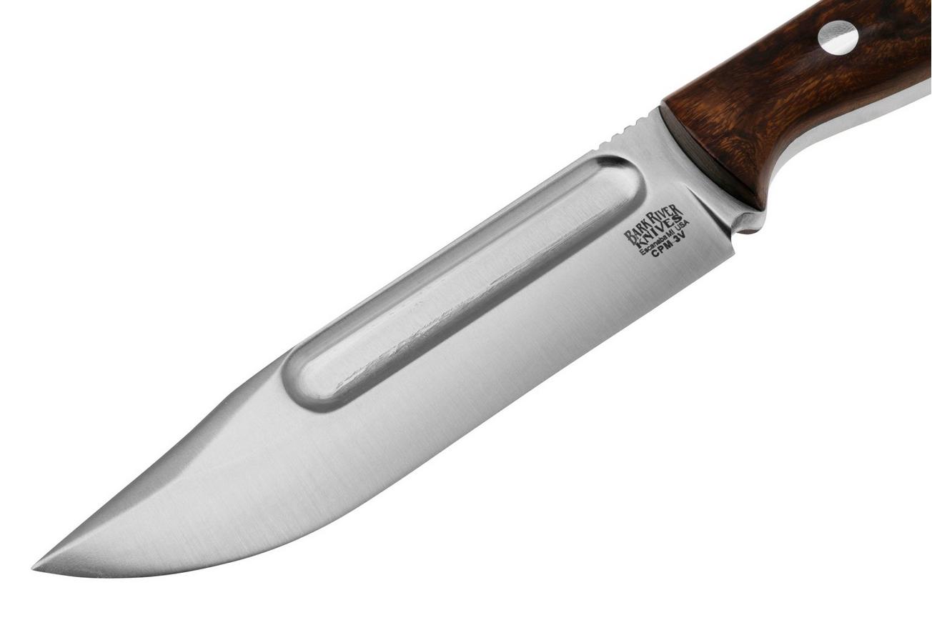 Bark River Bravo Squad Leader 2 07-224-DI, CPM 3V, Desert Ironwood vaststaand mes