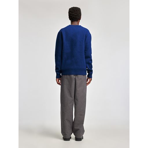 Annarr Ragi Wool Striktrøje, Maritime Blue, XXL
