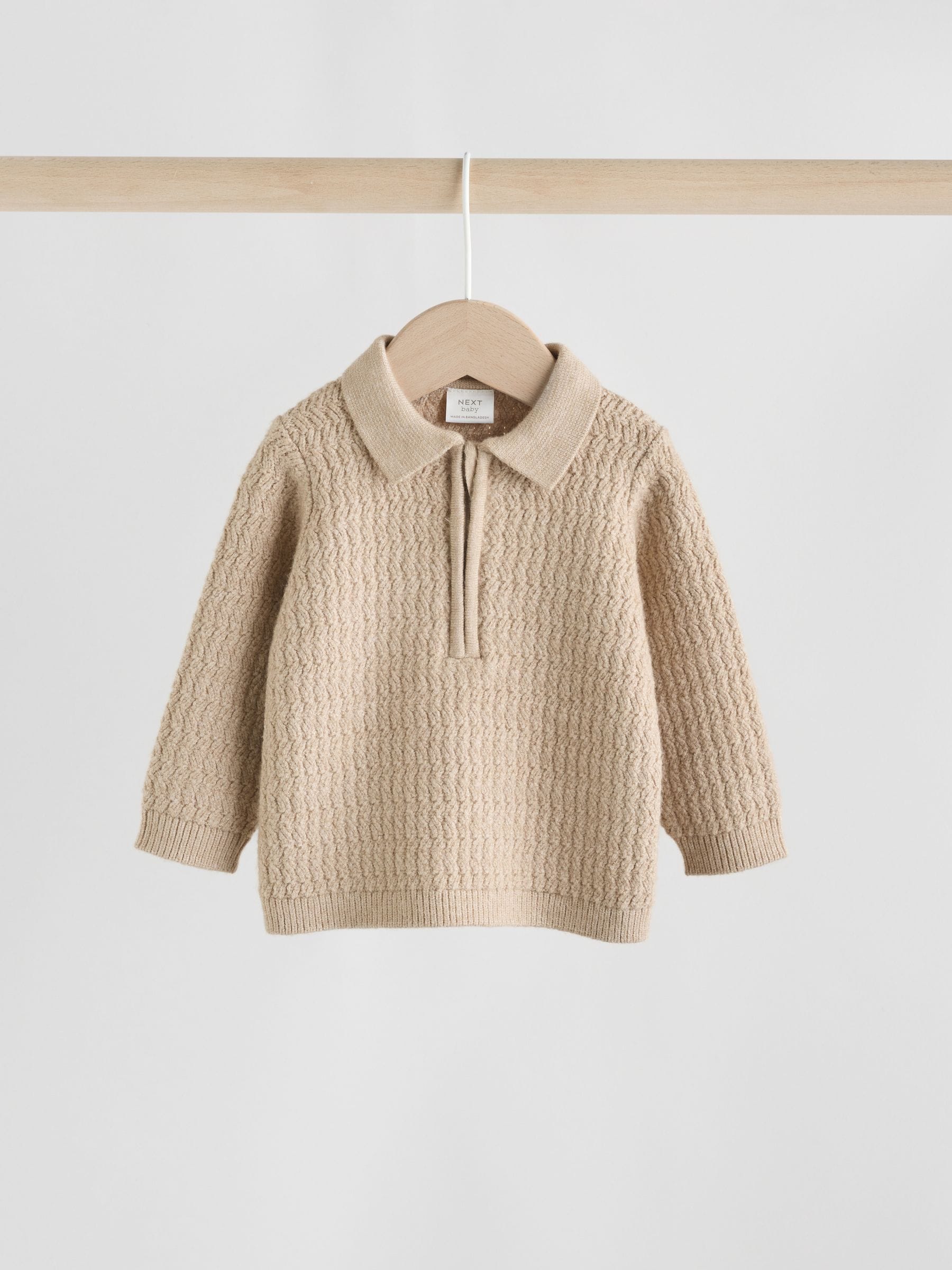 Neutraal - Babyset van gebreide top en broek (0mnd-2jr)