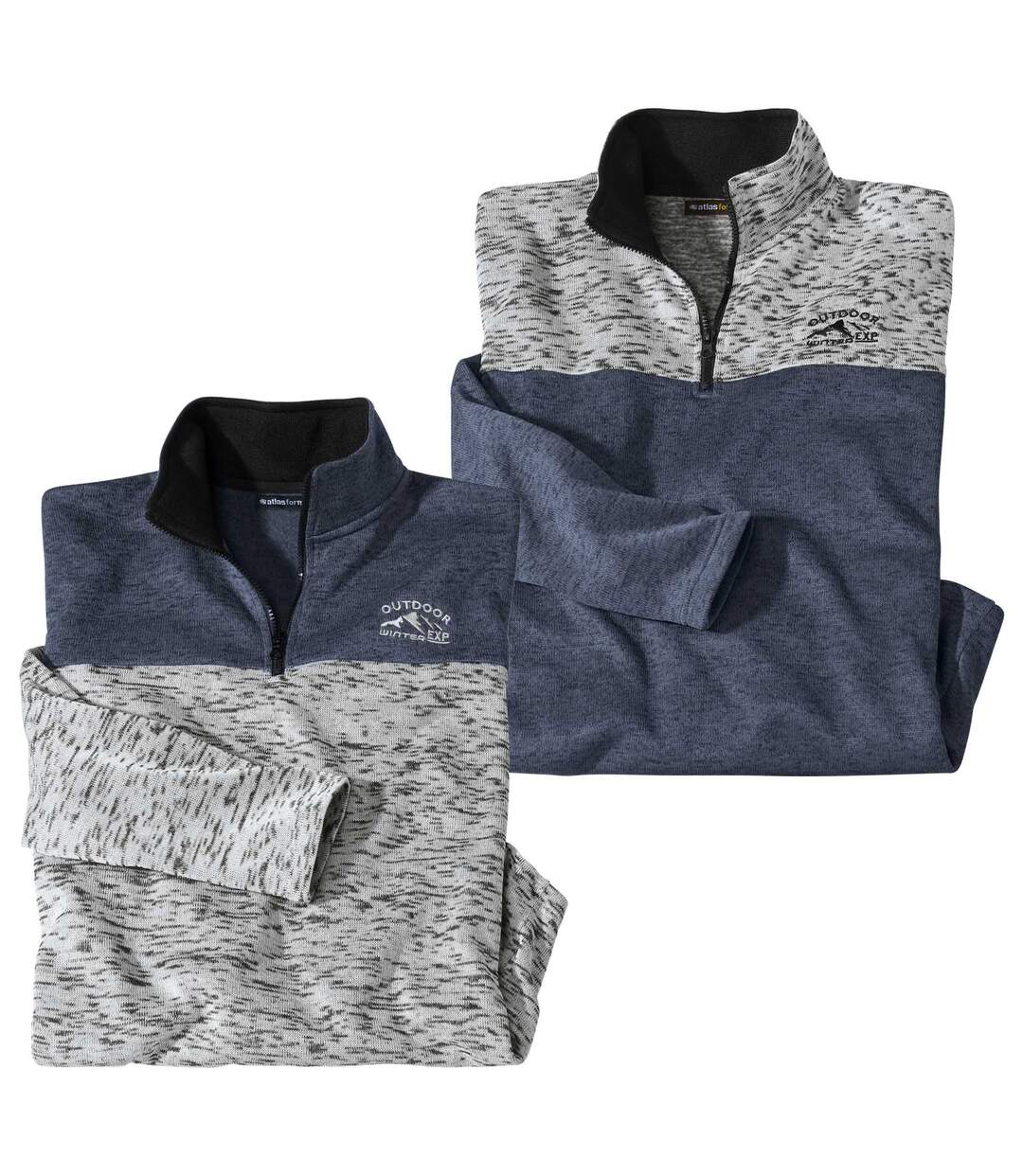 Lot de 2 Sweats Molleton Outdoor