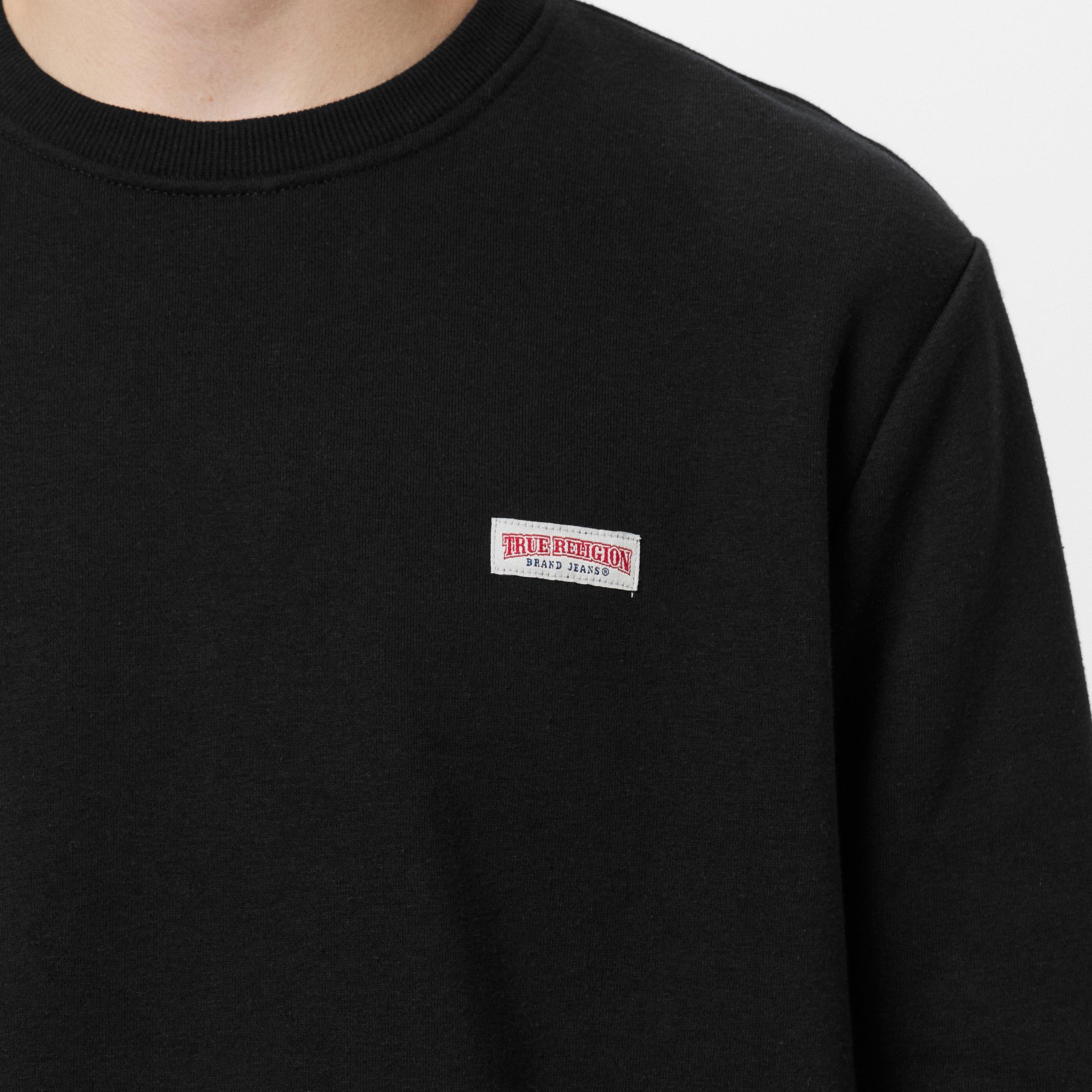 True Religion OG Logo Patch Crew Sweatshirt