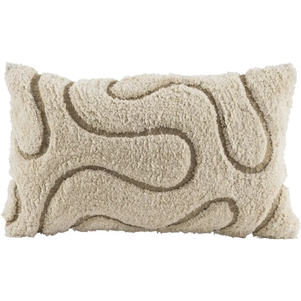 Sierkussen Guust - off-white/taupe - 30x50 cm