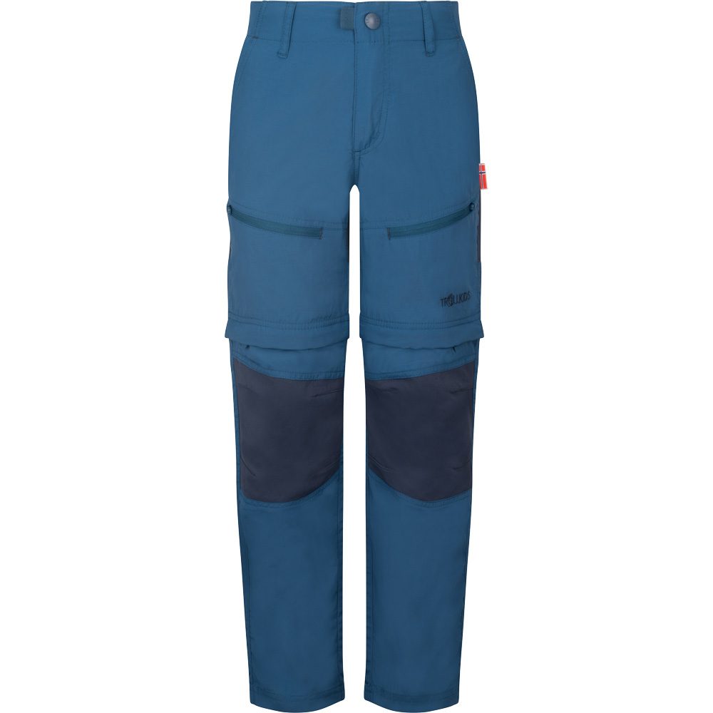 Trollkids Nordfjord Zip-off Hose Kinder madeira blue