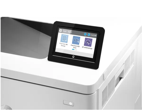 HP Color LaserJet Enterprise M555x - Printer - farve - Duplex - laser - A4/Legal - 1200 x 1200 dpi - op til 38 spm (mono) / op til 38 spm (farve) - kapacitet: 650 ark - USB 2.0, Gigabit LAN, Wi-Fi(n), USB 2.0 vært