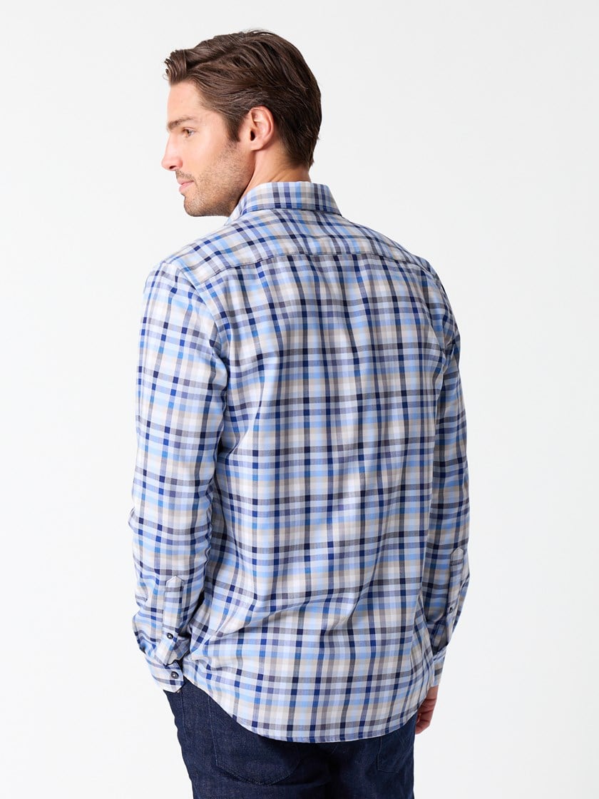 Rivoli skjorte - Regular fit Chambray Blue