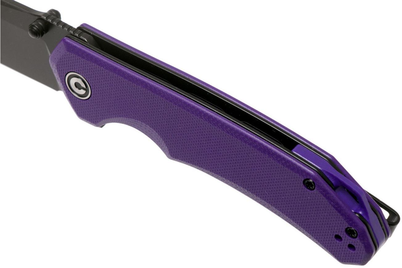 Civivi Brazen C2023D Tanto Purple, Blackwashed zakmes