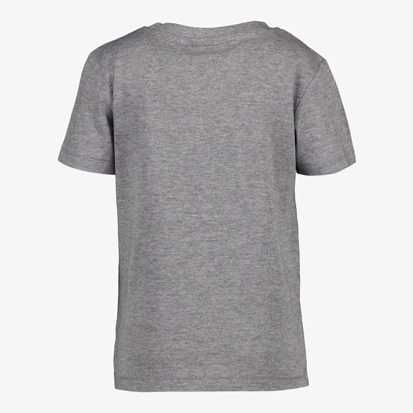 Unsigned kinder T-shirt grijs met tijgerkop