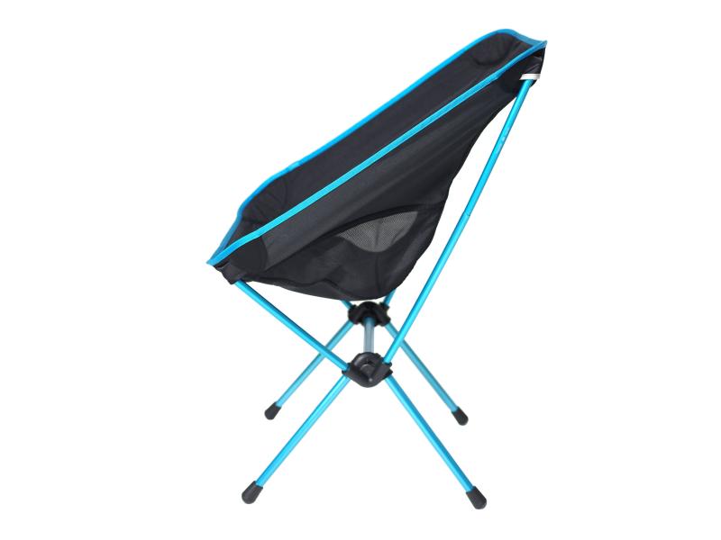 HELINOX Campingstuhl Chair One XL Black/Cyan Blue Leichter Campingstuhl