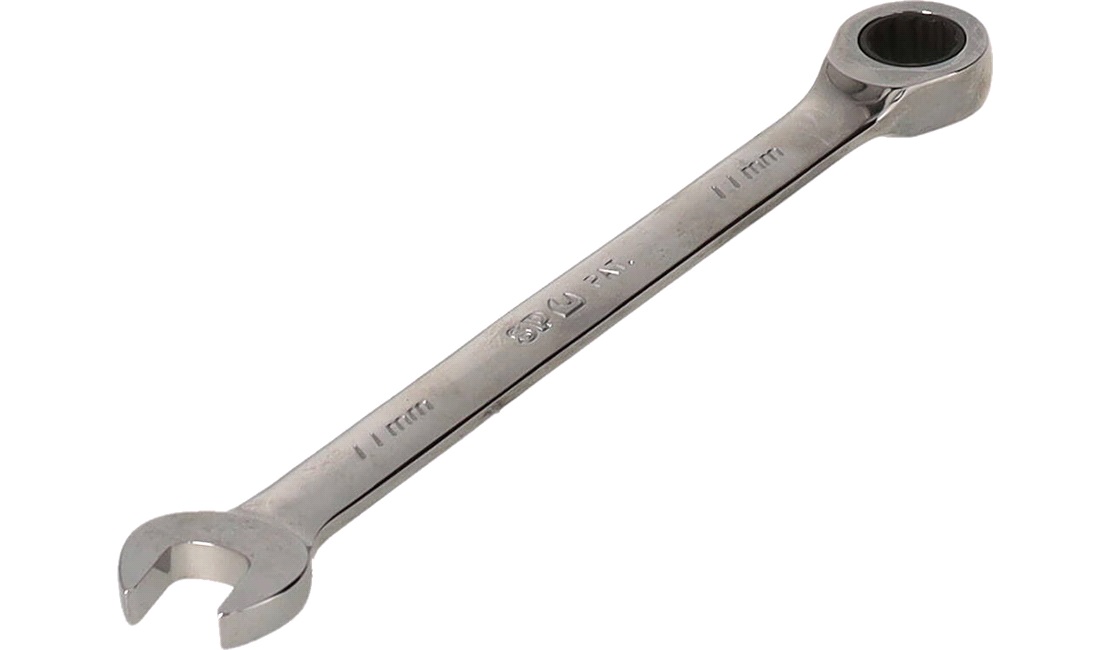 Ringgaffelnøgle 11mm m/skralde