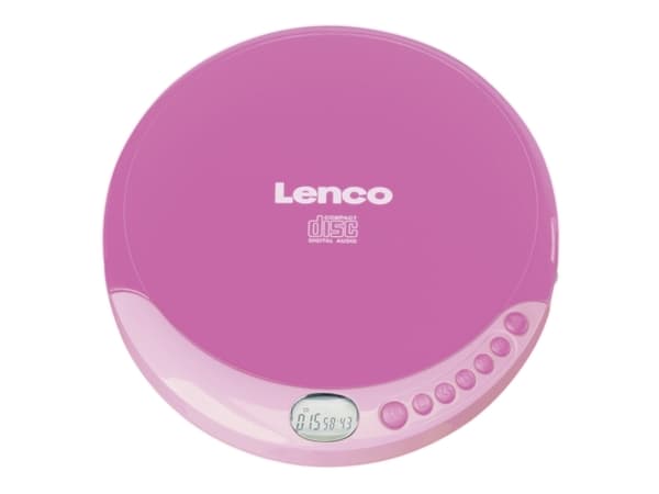 Lenco CD-011 - CD-spiller - rosa