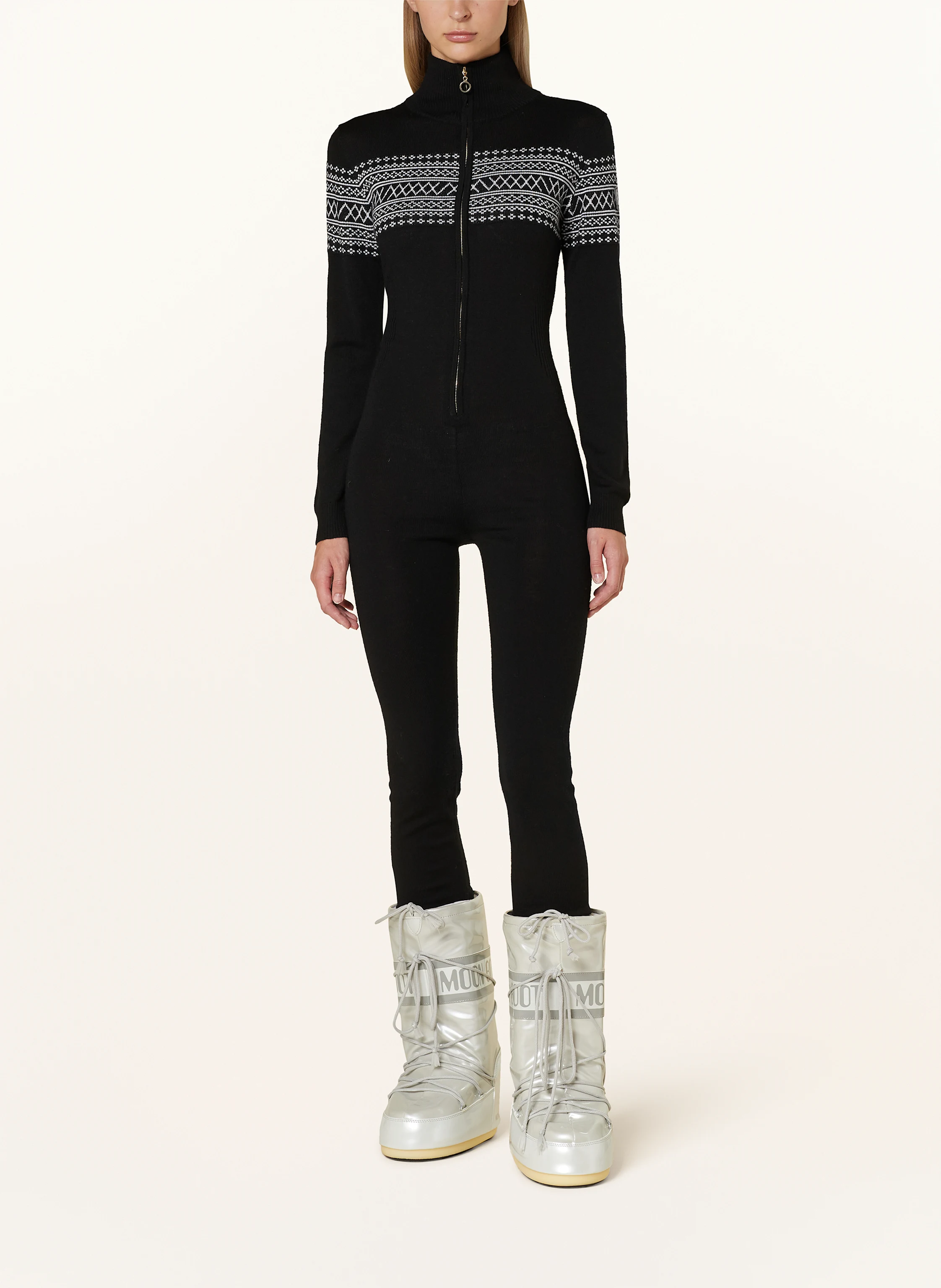 WE NORWEGIANS Strick-Jumpsuit SIGNATURE aus Merinowolle