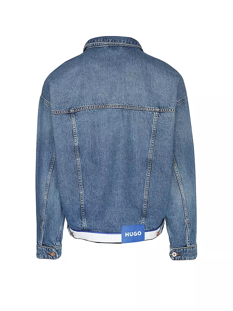 HUGO Jeansjacke blau