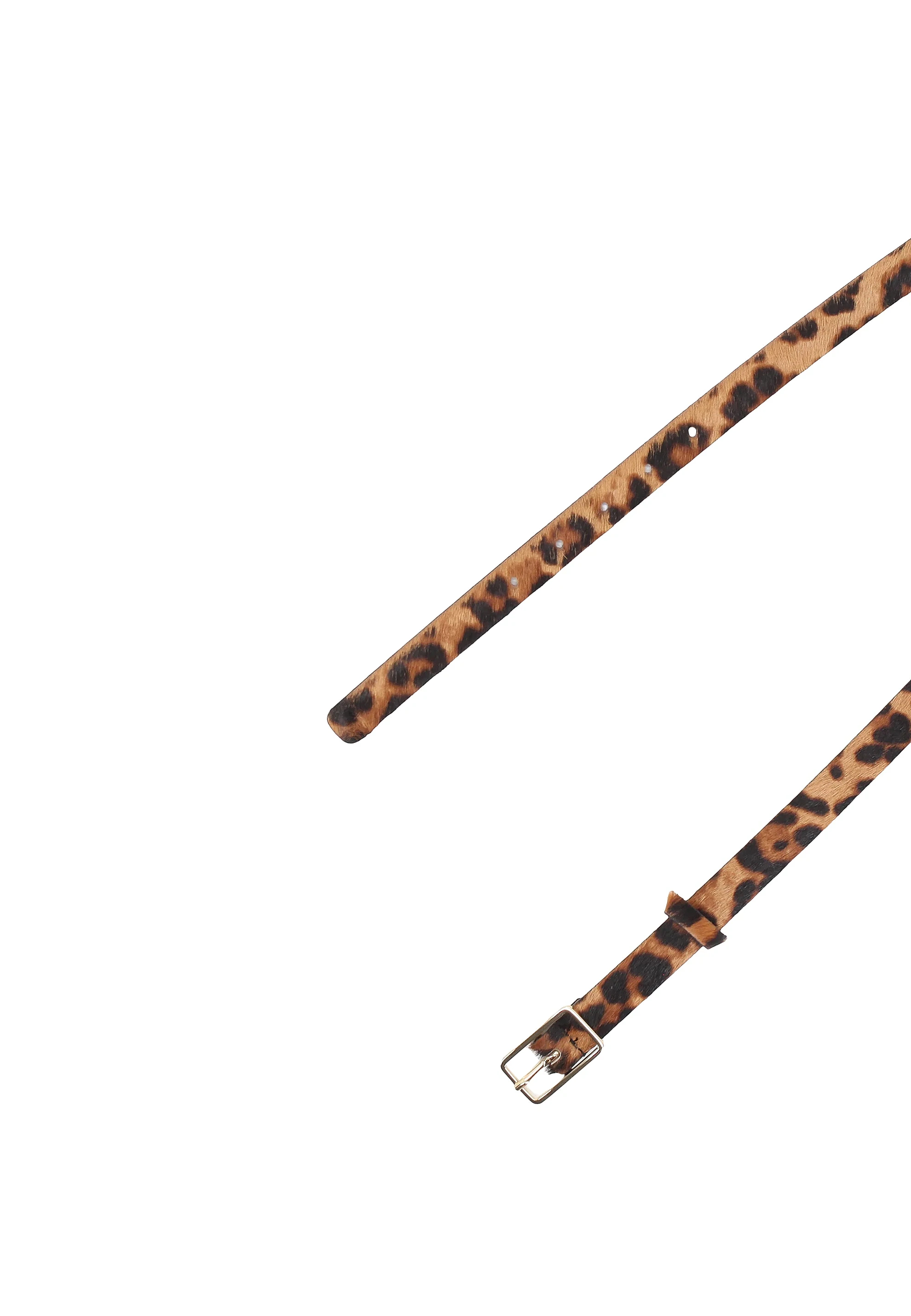 Belt Leather Animal print Standard