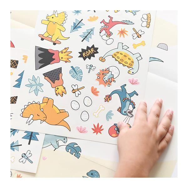 POPPIK Sticker Kreativ Poster Dinosaurier