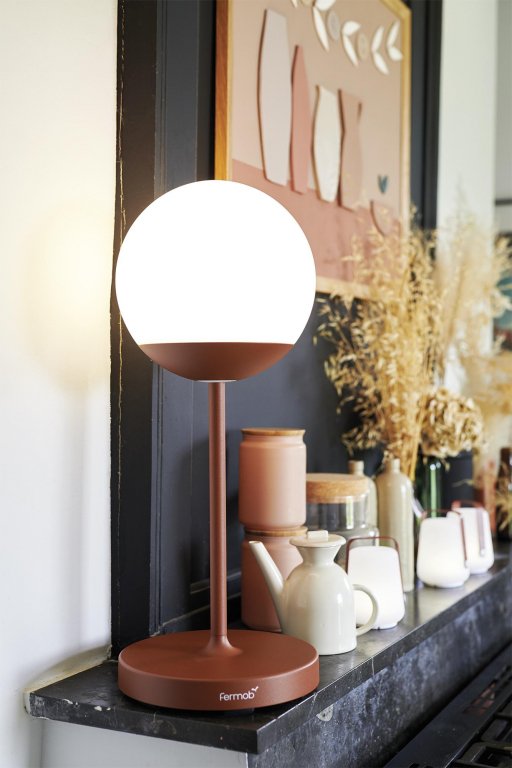 Fermob MOOON! tafellamp H63 LED oplaadbaar cactus