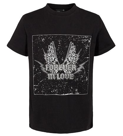 Petit by Sofie Schnoor T-Shirt - Spasta - Schwarz m. Print
