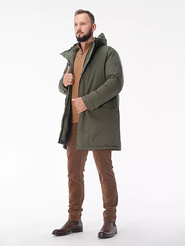 ASPESI Daunenparka olive