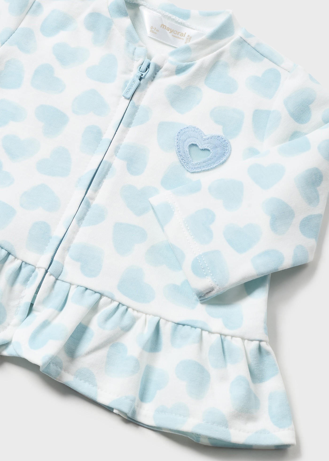 Conjunto de moletom de 3 peças Better Cotton para recém-nascidos, Crystal
