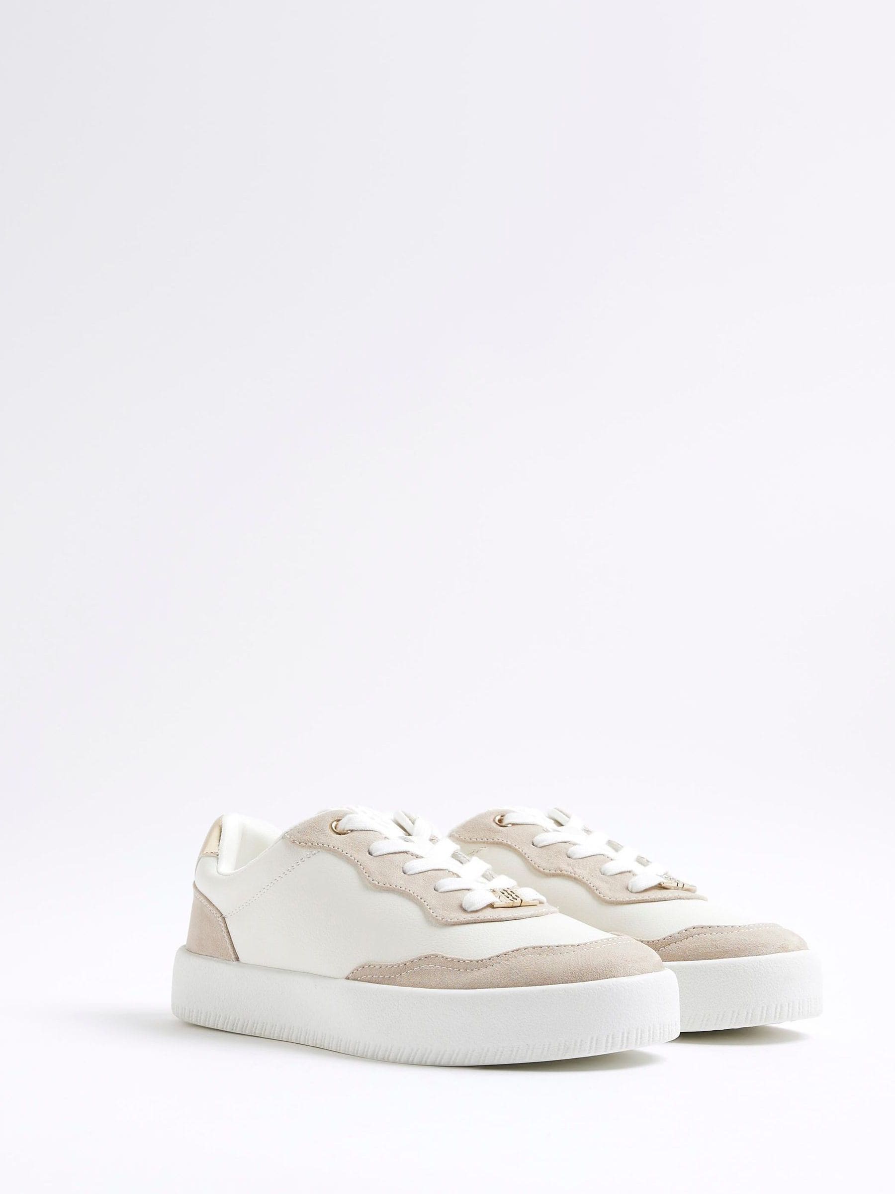 River Island Lace-Up Platform Trainers