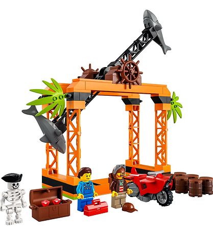 LEGO? City Stuntz - Stuntudfordring Med Hajangreb 60342 - 122 De