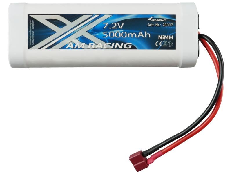 Amewi RC-Akku NiMH 5000 mAh 7.2 V Stickpack Stickpack Akku für RC Fahrzeuge mit Deans Stecker
