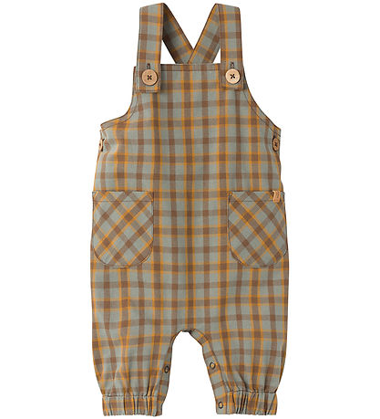 Lil' Atelier Latzhosen - NbmTeo - Agave Green