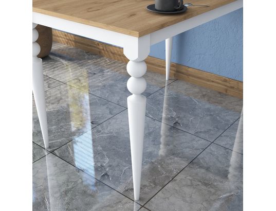 CONCEPT1 - Table JA104 - 2598 noyer blanc 120 x 70 x h73,8