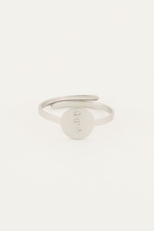 Birth Flower ring