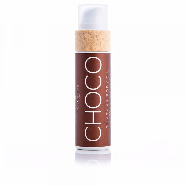 Autobronzeador Cocosolis Organic Choco Sun Tan Óleo de Corpo 110ml