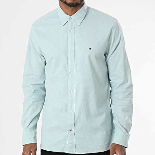Chemise Manches Longues 1985 Flex Oxford 9968 Vert Clair