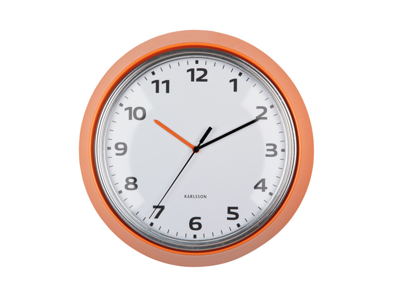 Wall Clock Modern Retro KA6006BK Black