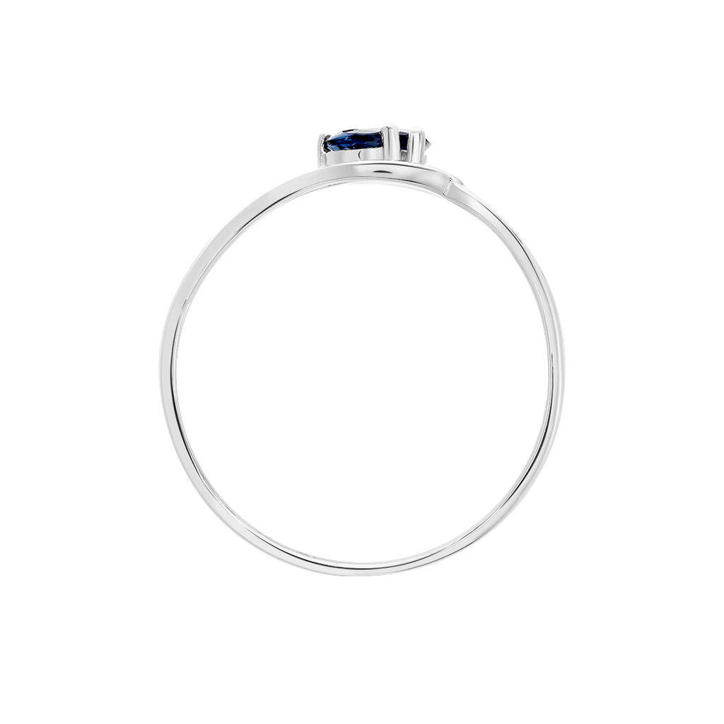 Bague Sakina Or Blanc Saphir