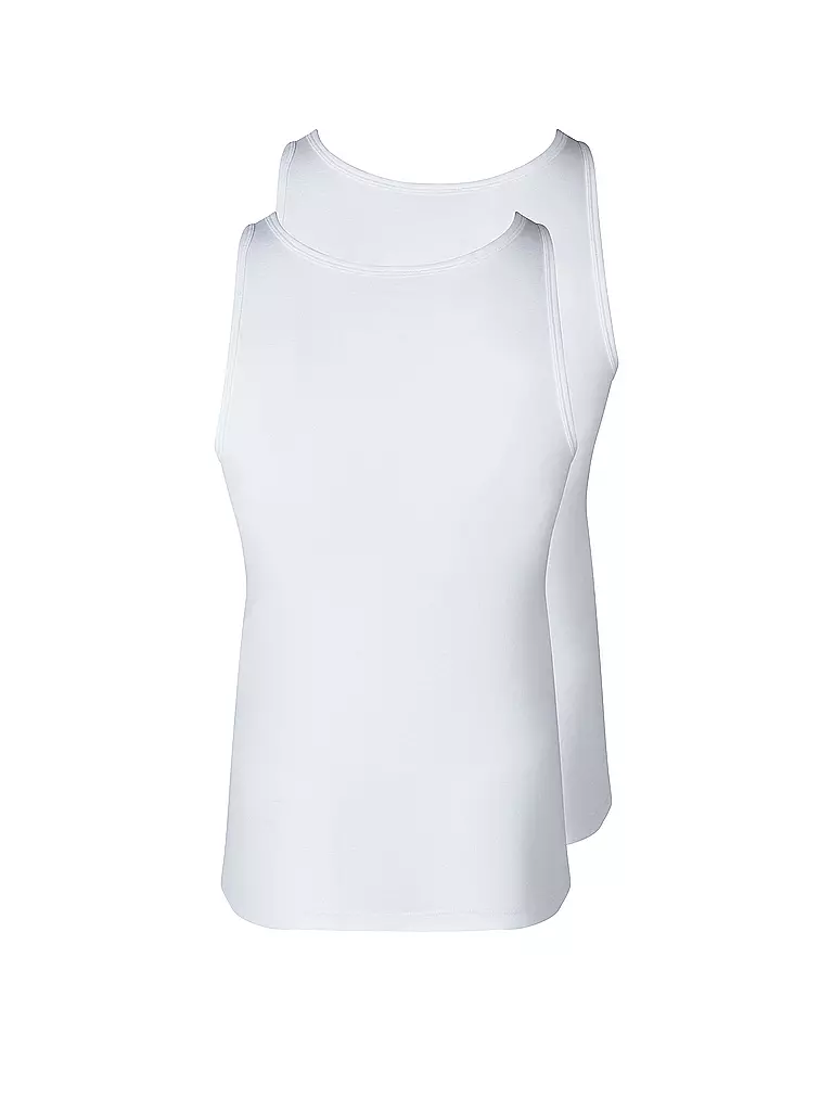 SKINY Top - Unterhemd  2-er Pkg. (Weiss) weiss