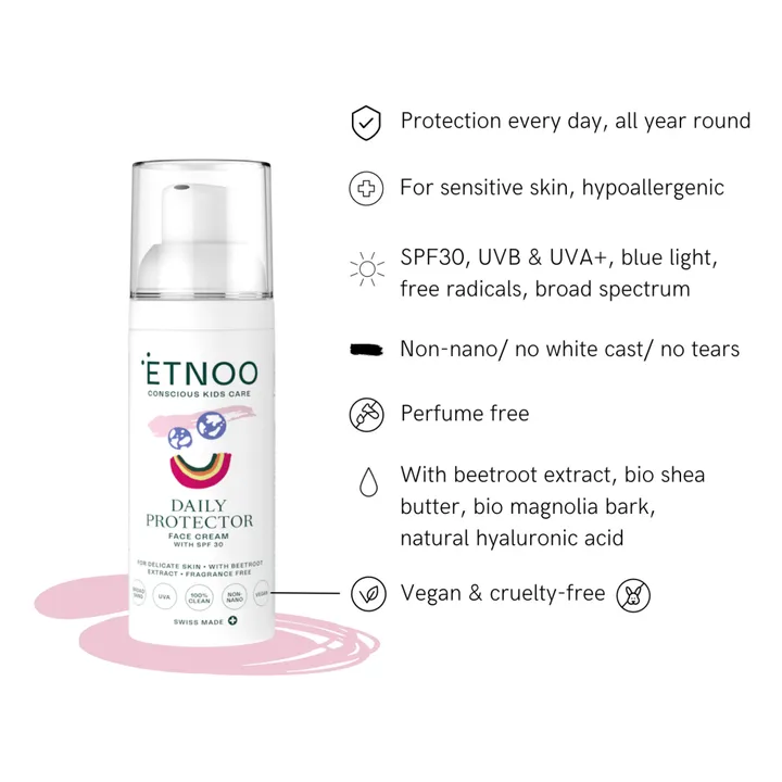 Etnoo Crème visage protectrice SPF30 - 50 ml